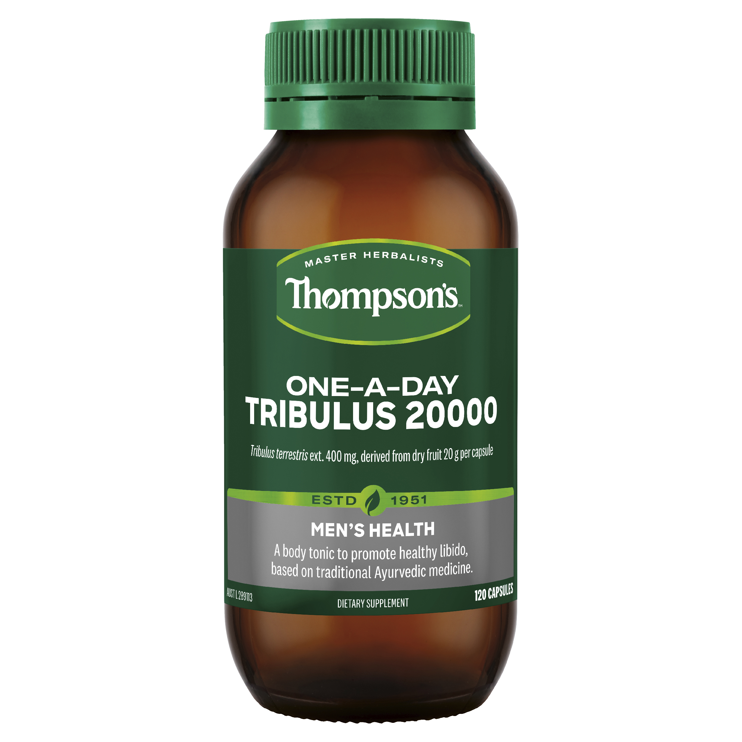 Thompsons One-A-Day Tribulus 20,000 120 Capsules
